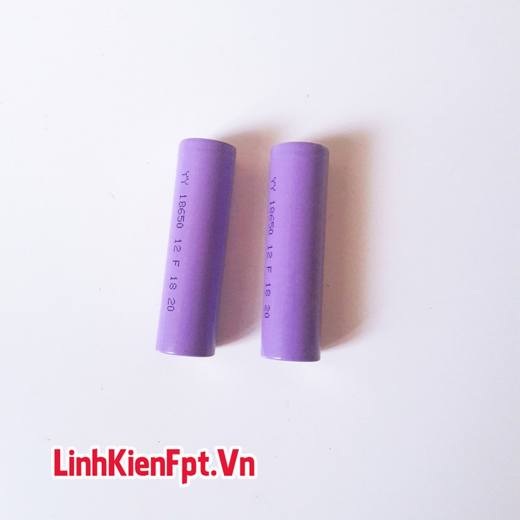 Pin Lithium 18650 dung lượng 1800mAh - COMBO 2 Viên