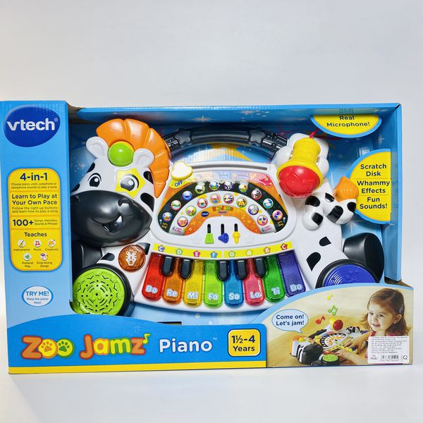 Đồ Chơi Trẻ Em Vtech - 80-179100 Zoo Jamz Piano - Piano Ngựa Vằn