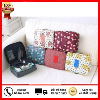 [FREESHIP] túi đựng mỹ phẩm da mini, hộp cốp đựng mĩ phẩm đồ phụ kiện trang điểm có khóa 1 ngăn lớn