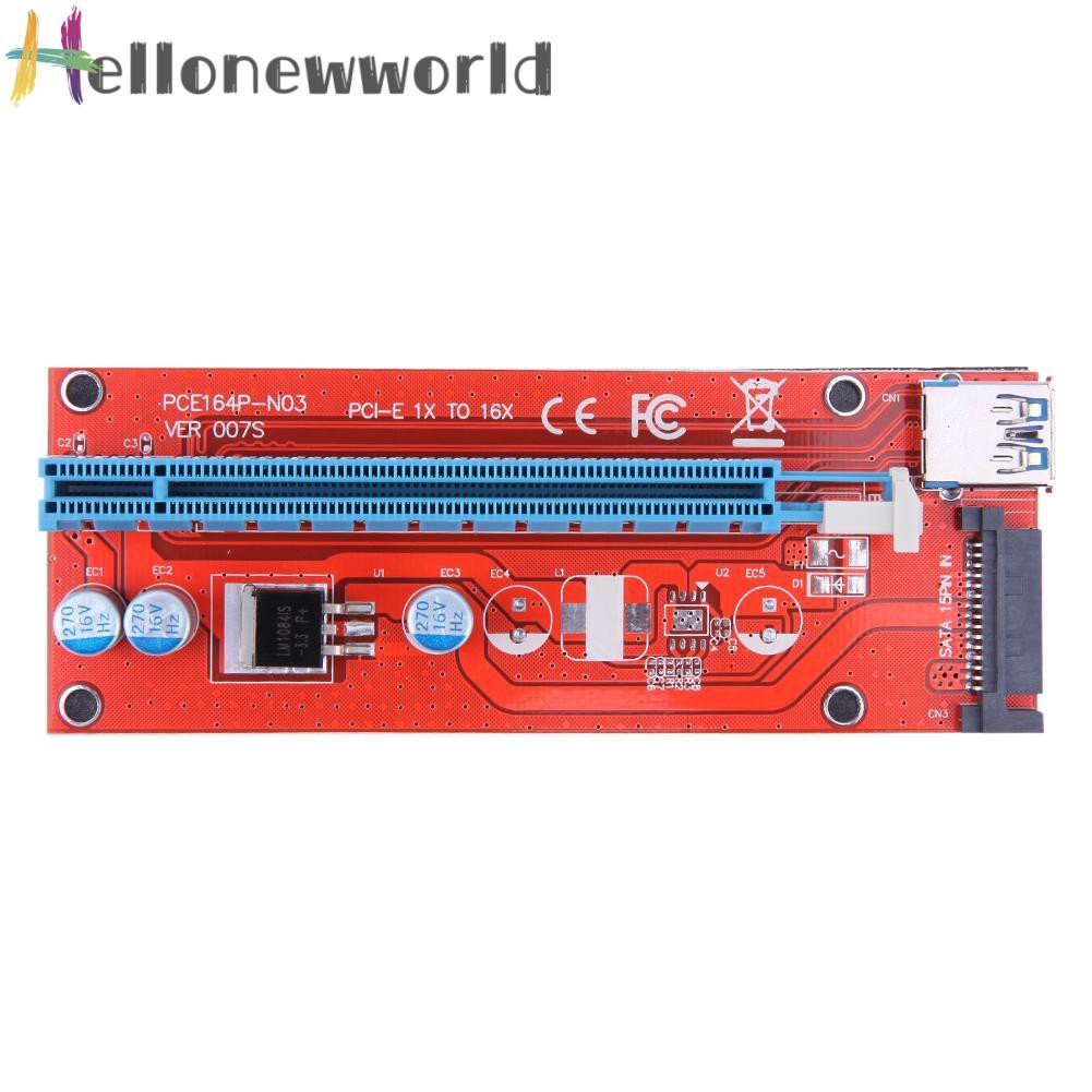 Dây Cáp Chuyển Đổi 60cm 007s Pci-E Riser 1x 16x Usb3.0 Cho Btc Miner