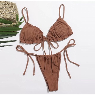 Bikini Đồ Bơi 2 Mảnh Basic Có Mút Ngực