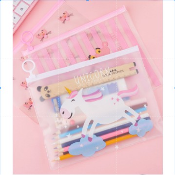 Túi Zip Unicorn dễ thương Pansi