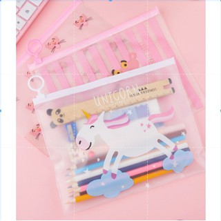 Túi Zip Unicorn dễ thương Pansi
