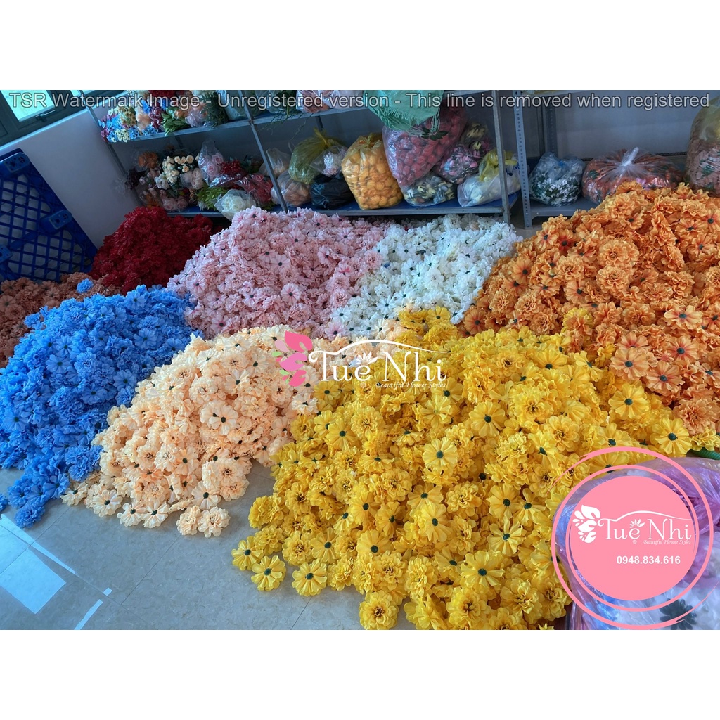 Combo 10 Đầu Bông Hoa Mẫu Đơn Pháp , Phong Cách Châu Âu - HOA GIẢ, HOA LỤA.