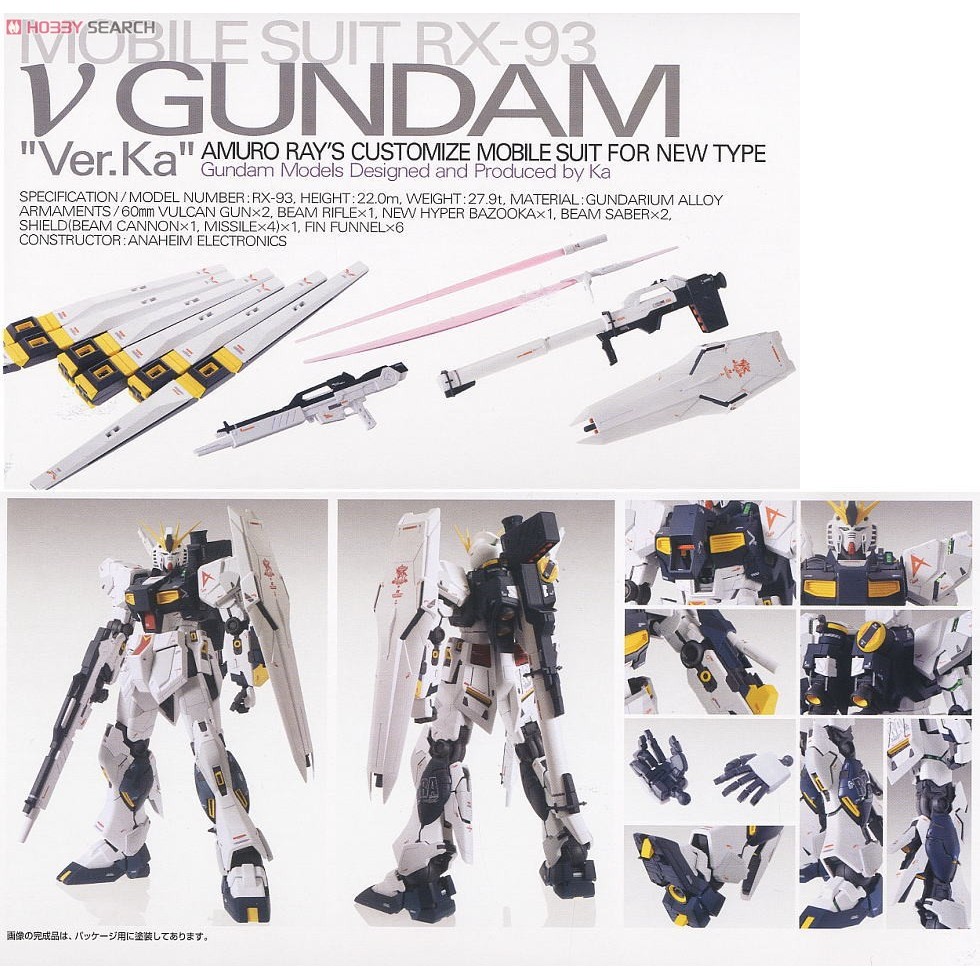 Mô hình lắp ráp gundam Mg 1/100 RX93 Nu gundam ver k