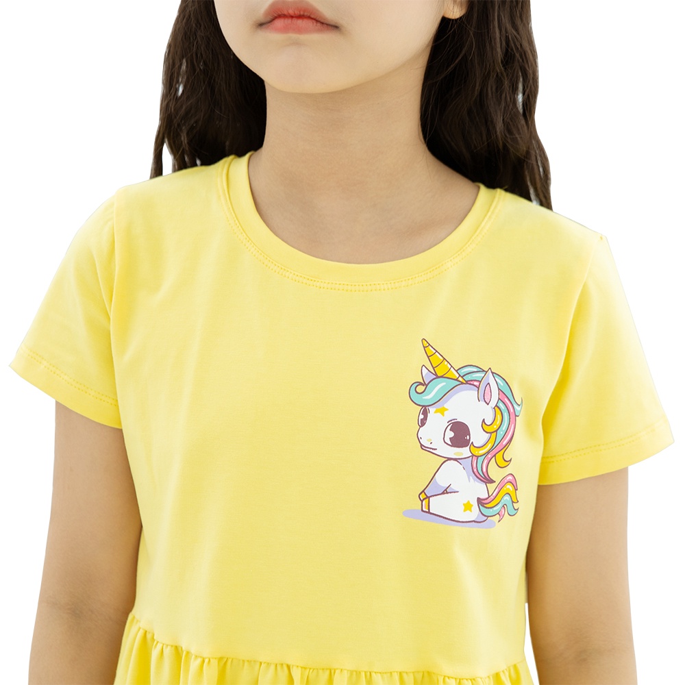 VÁY BÉ GÁI MẶC NHÀ GIÁ RẺ_100% COTTON_20-40KG_K09