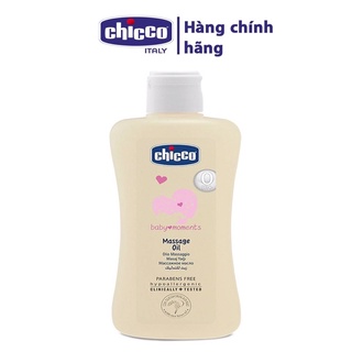 Dầu massage Chicco chiết xuất cams gạo 200ml