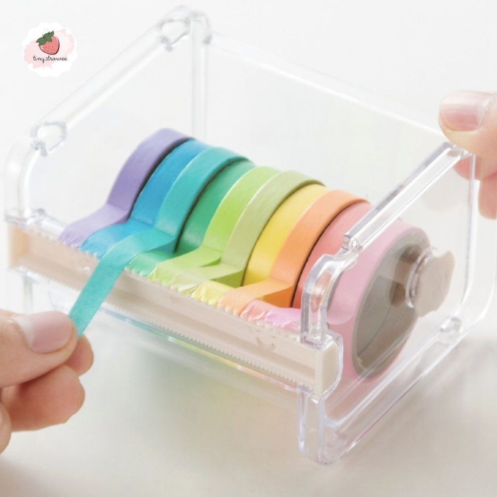 [Mã LIFEXANH03 giảm 10% đơn 500K] Hộp cắt và giữ băng dính Washi Tape