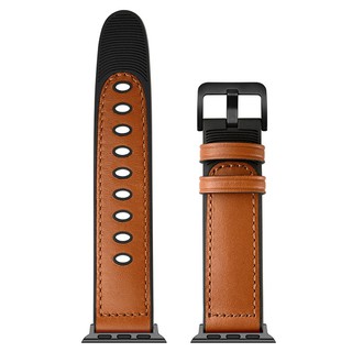 Dây silicon bọc da bò cho Apple Watch