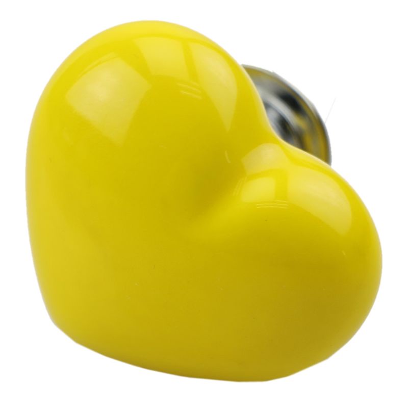 Tay Nắm Cửa Bằng Gốm Hình Trái Tim Phong Cách Retro