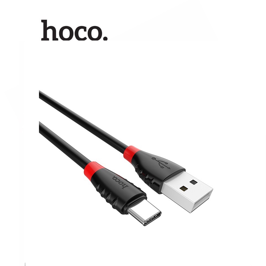 Cáp sạc 2.4A Hoco X27 Type-C dây TPE siêu bền dài 120CM cho Android