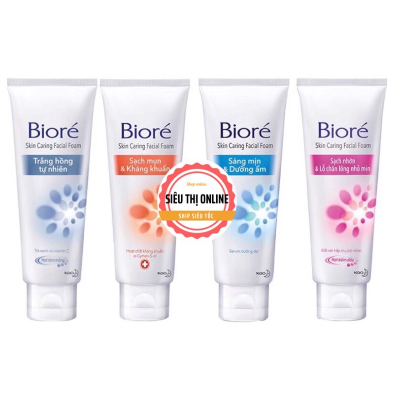 SỮA RỬA MẶT BIORE TUÝP LỚN 100G