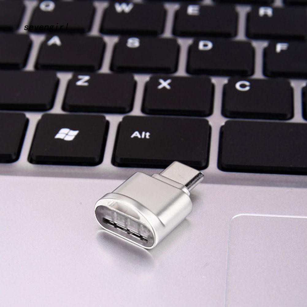 Đầu đọc thẻ nhớ mini USB 3.1 Type-C Micro SD SDHC TF tốc độ cao