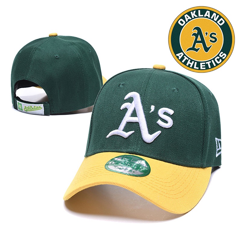 Mũ Lưỡi Trai Thêu Logo Mlb Oakland Phong Cách Thể Thao Cho Nam Và Nữ