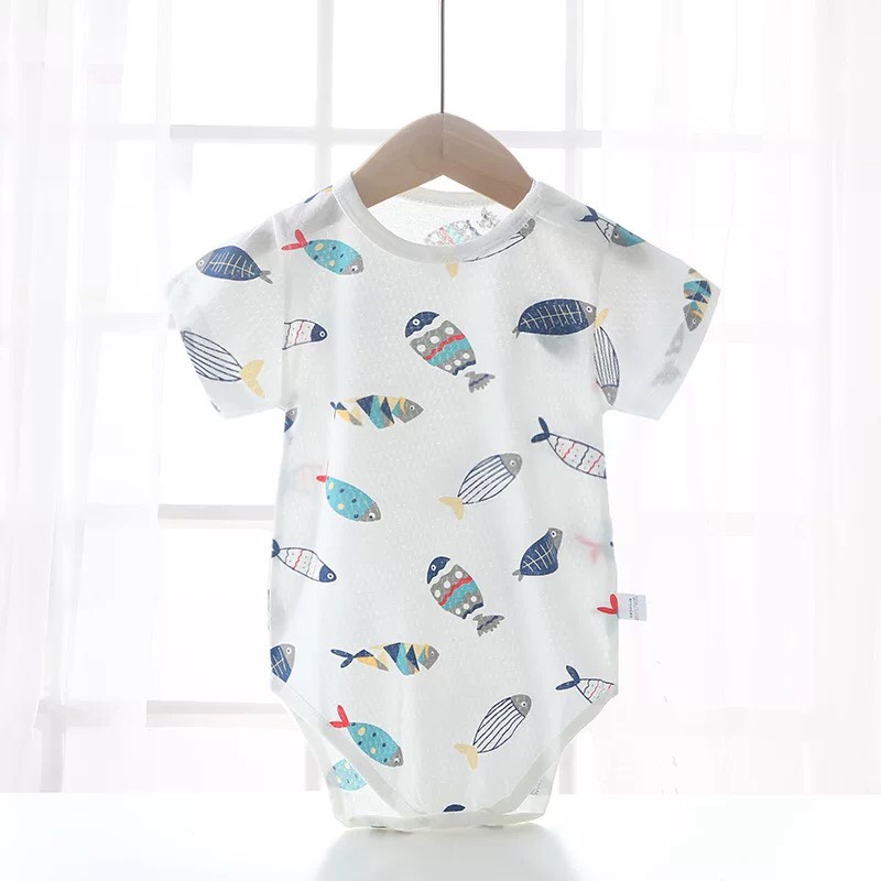 Body Chip, Bodysuit Cho Bé Hàng Quảng Châu Mềm Mát, Thoáng Khí