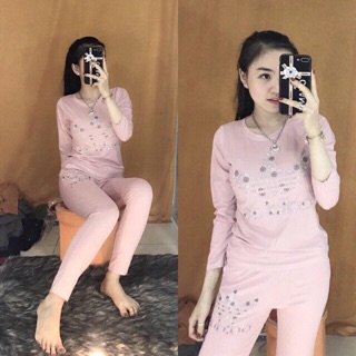Đồ bộ thun tay dài adidas