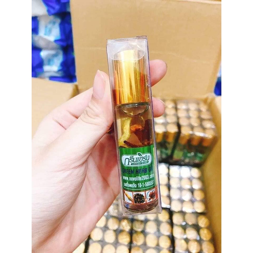 Dầu thảo dược Ginseng nhân sâm thái lan 8ml - Dầu sâm thảo dược Thái Lan