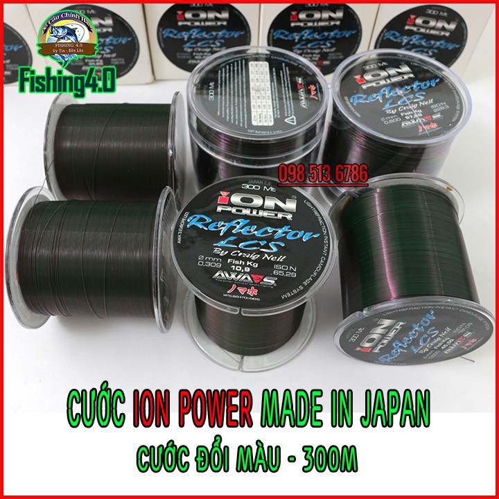 Cước Câu Ion Power - AWASHIMA Nhật Bản - Cước Đổi màu Chính hãng