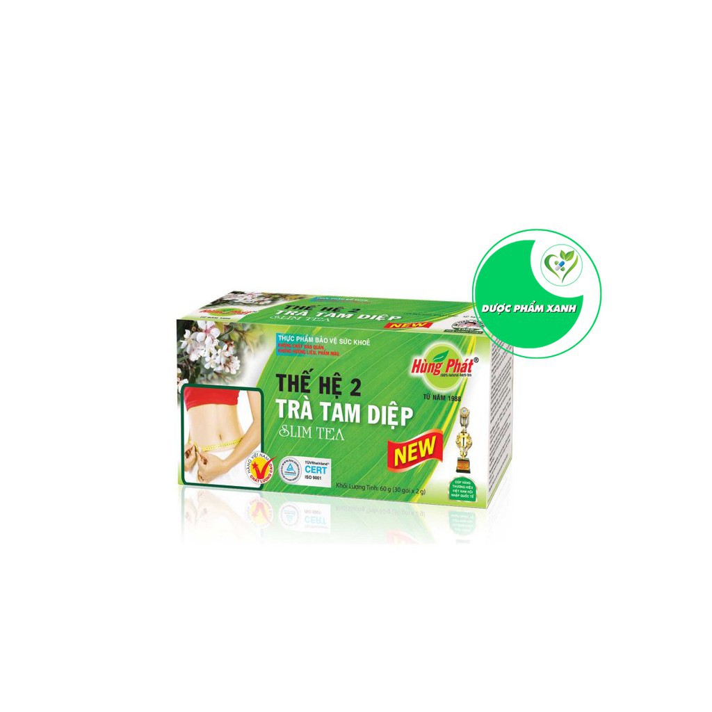 Trà TAM DIỆP THẾ HỆ 2 (25 gói x 2g) - Thương hiệu Hùng Phát