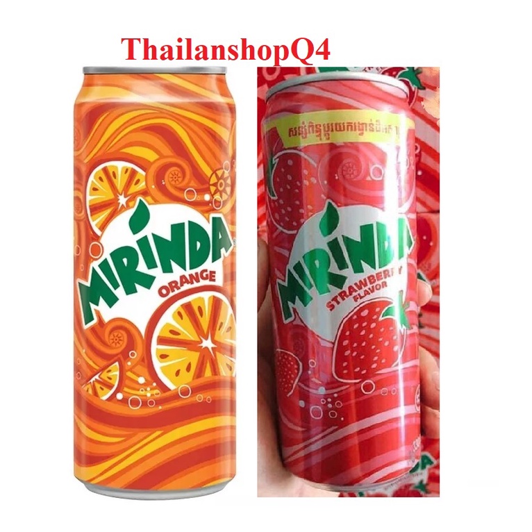 [Mã 153FMCGSALE1 giảm 10% tối đa 40K đơn 250K] Nước ngọt Mirinda 275ml Thái Lan