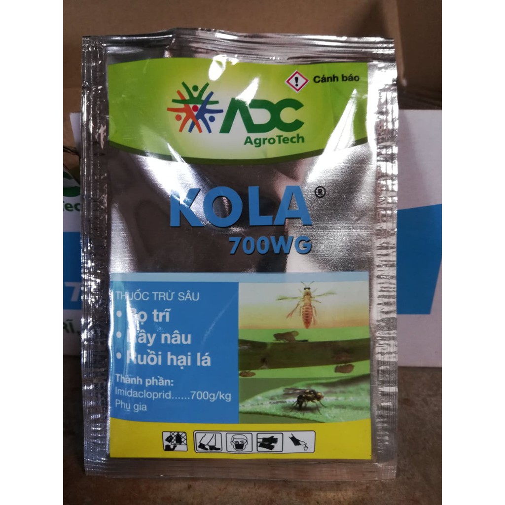 THUỐC TRỪ BỌ TRĨ (BÙ LẠCH), RUỒI ĐỤC LÁ.. – KOLA 700WP gói 12g