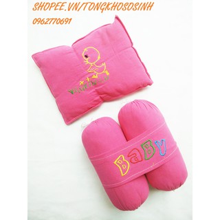 bộ gối chặn baby đỗ