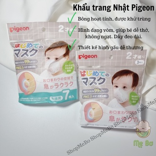 KHẨU TRANG GẤU PIGEON (set 3/ 7 chiếc)