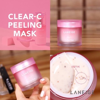 Mặt nạ tẩy da chết, dưỡng ẩm, săn chắc da Laneige Clear - C Peeling Mask