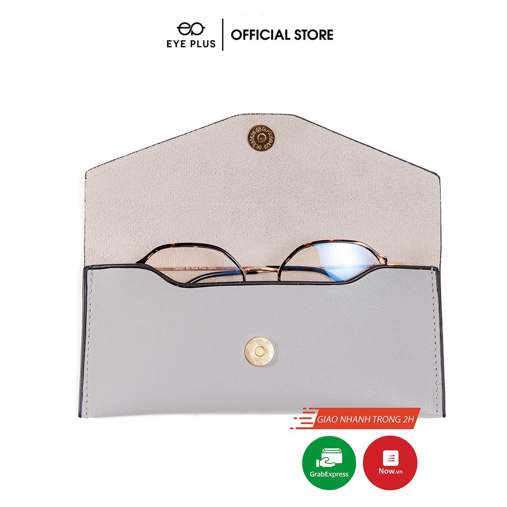 Bao da đựng kính nam nữ thời trang EYE PLUS mềm mại cao cấp bảo vệ kính chống xước, vỡ | BigBuy360 - bigbuy360.vn