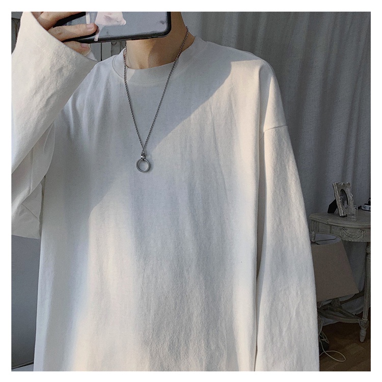 Áo thu đông nam form rộng tay dài thời trang unisex hàn quốc, áo thun nam tay dài big size vải cotton đẹp du lịch đi học