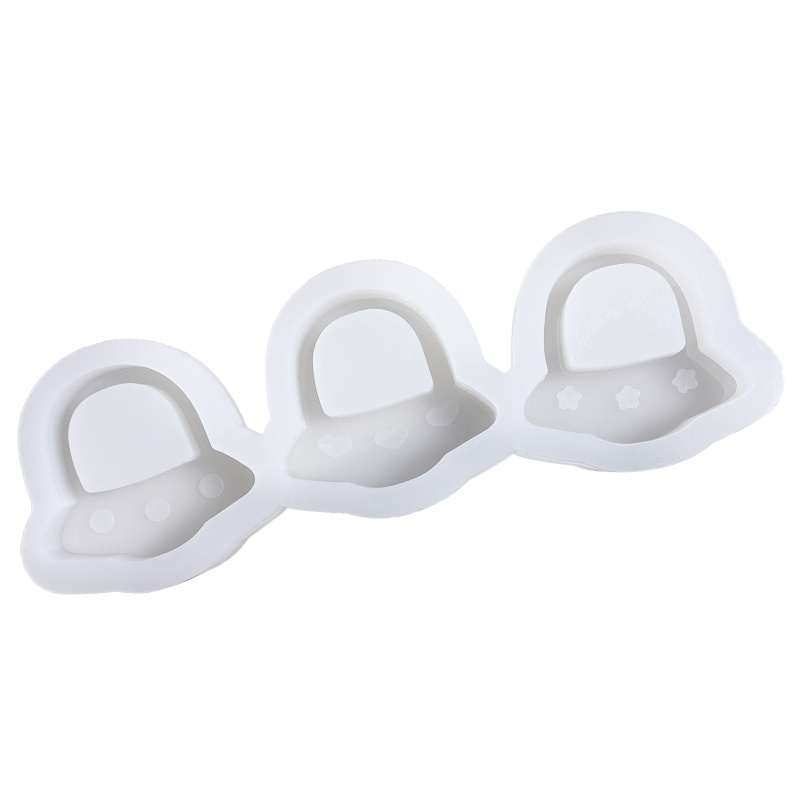 Khuôn Silicone Làm Móc Khóa / Trang Sức Thủ Công Hình Tàu Không Gian