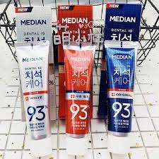 [Trợ Gía - Shop mới] Kem đánh răng 120g Median 93% Hàn Quốc