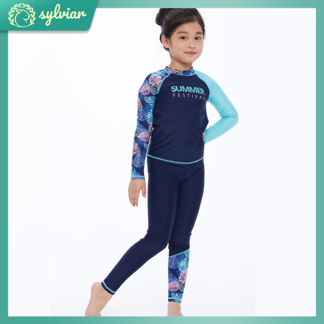 Bộ Đồ Bơi Dài Tay Chống Nắng Nhanh Khô Cho Bé