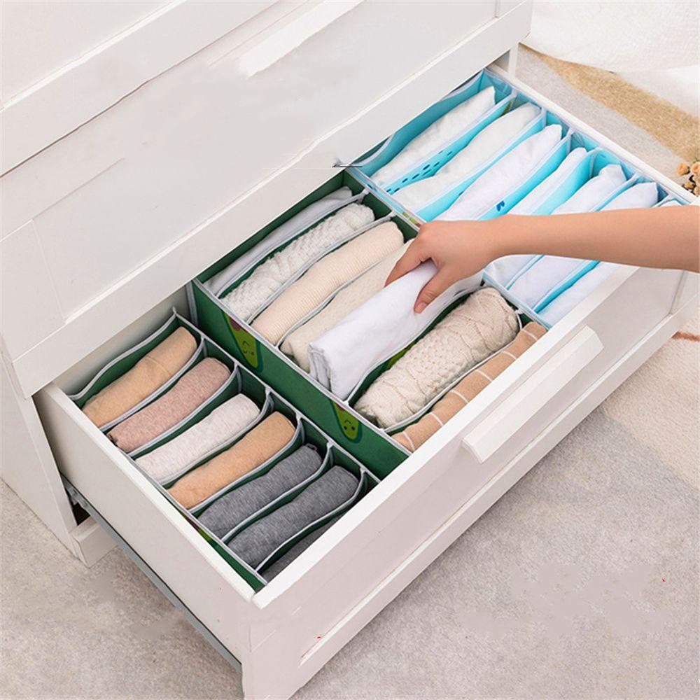 KUNHEV Hộp Vải Đựng Quần Áo 7 / 9 / 12 Ngăn Đa Năng Tiện Dụng