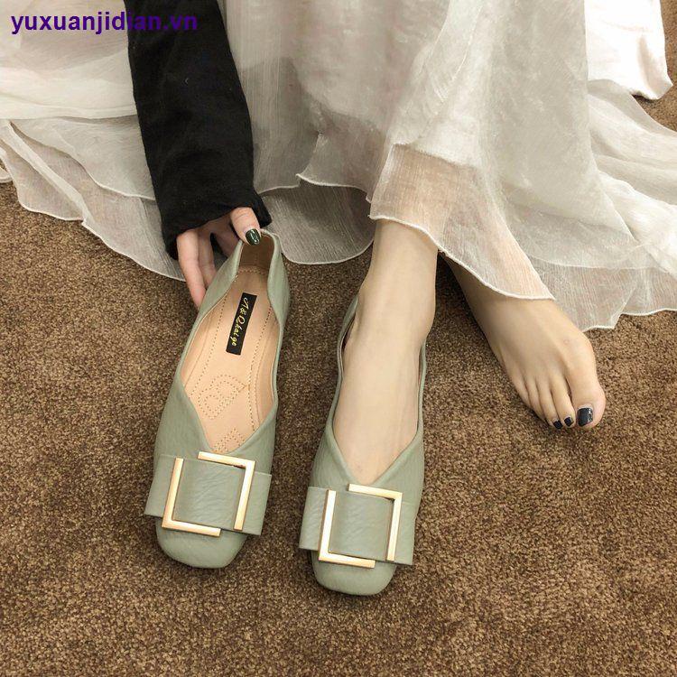 Giày búp bê nữ đế mềm size lớn 35-44 thanh lịch thời trang