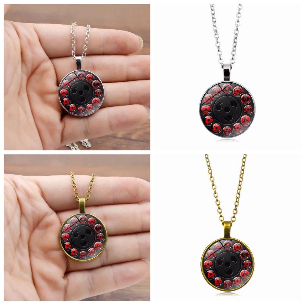 Vòng cổ phối mặt hình nhân vật hoạt hình anime Sharingan độc đáo dành cho nam và nữ