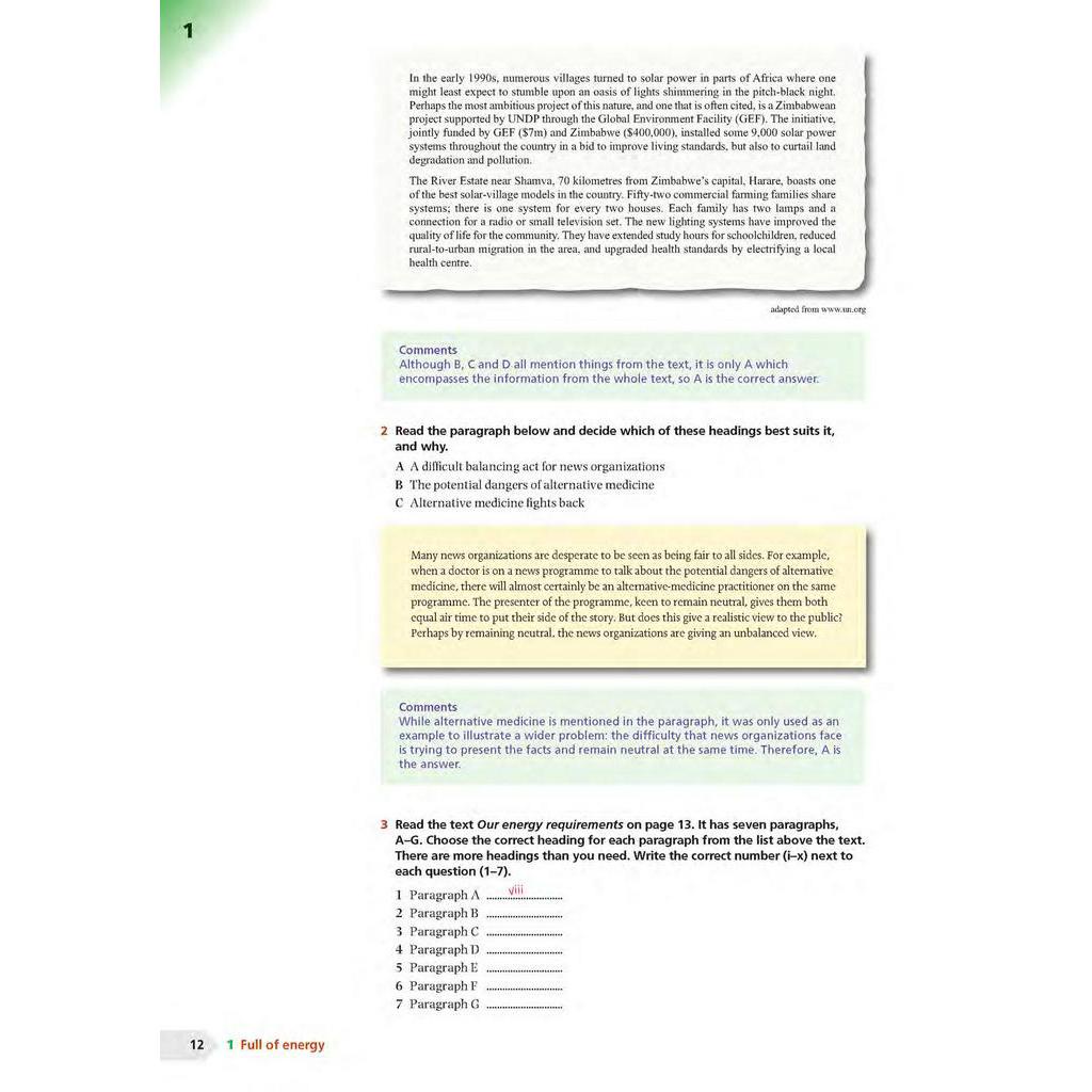Sách Ielts Advantage Reading Skills