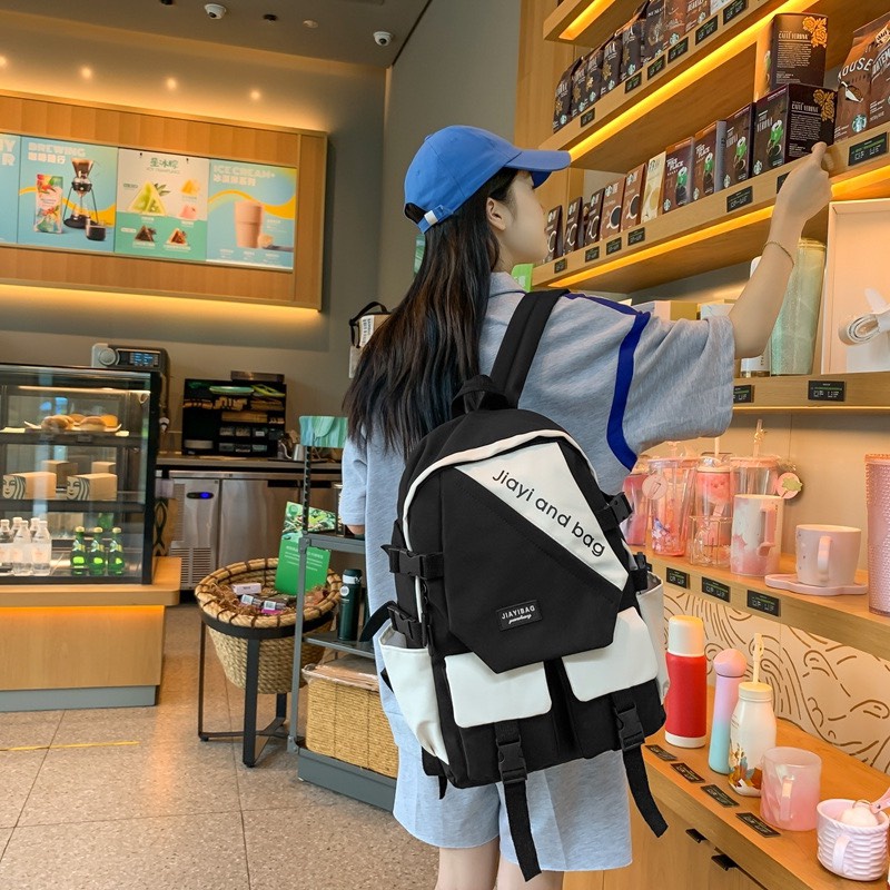 Balo đi học, túi du lịch Unisex cao cấp chống thấm nước dành cho học sinh sinh viên - Hàng Quảng Châu cao cấp (BL14)