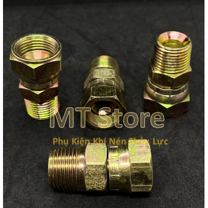 Nối thẳng Sống Số (Ren Hệ Mỹ) Răng Trong (RT) / Răng Ngoài (RN) | Sắt xi 7 màu | Số 4 ~ Số 16