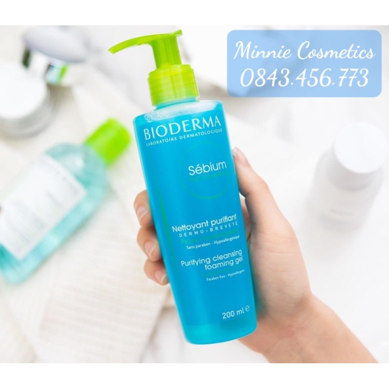 Sữa rửa mặt Bioderma gel Sebium Gel Moussant - PHÁP | BigBuy360 - bigbuy360.vn