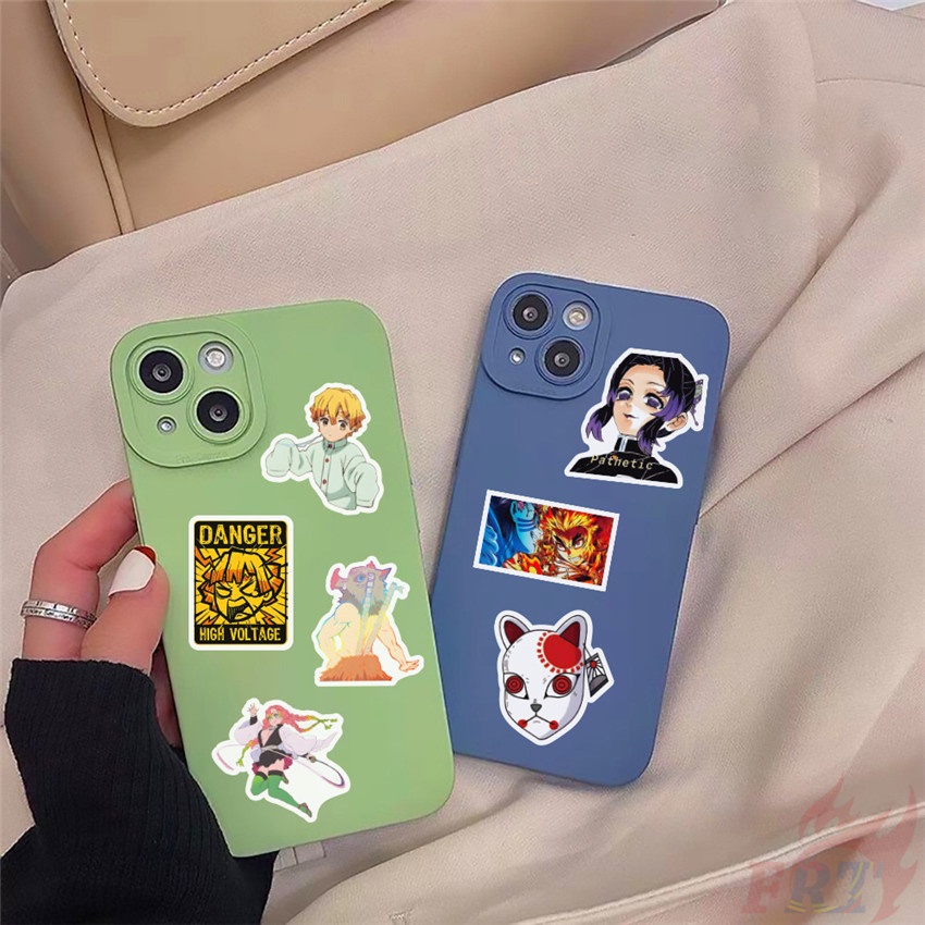 56 Cái / Bộ ☆ Hình Dán Demon Slayer ☆ Sticker Dán Tường Chống Thấm Nước Thời Trang
