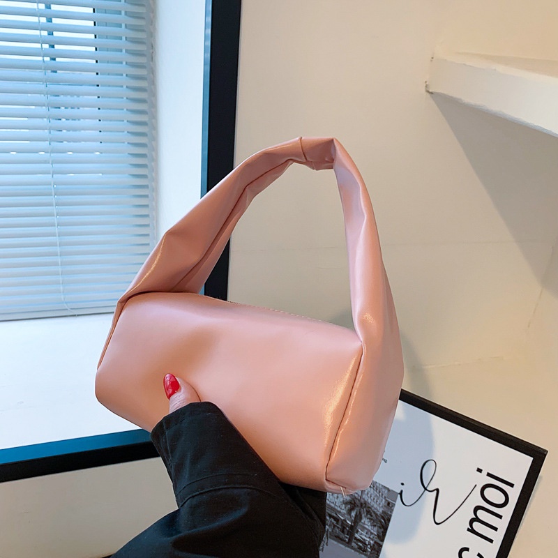 Túi đeo dưới cánh tay Màu Trơn Thiết Kế Đơn Giản Thời Trang Mới Cho Nữ 2022