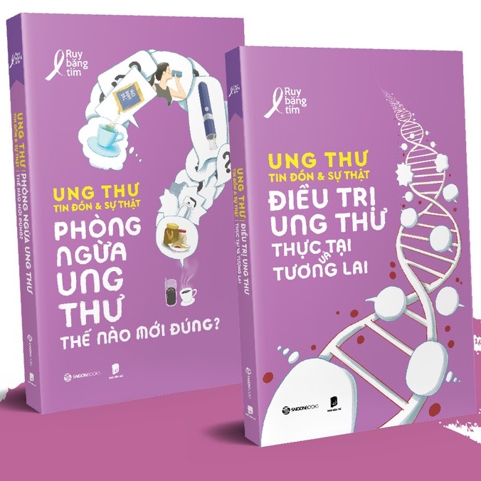 [Mã LIFEMALL995 giảm 10% đơn 99K] SÁCH - Ung Thư - Tin Đồn và Sự Thật - Tác giả Ruy Băng Tím