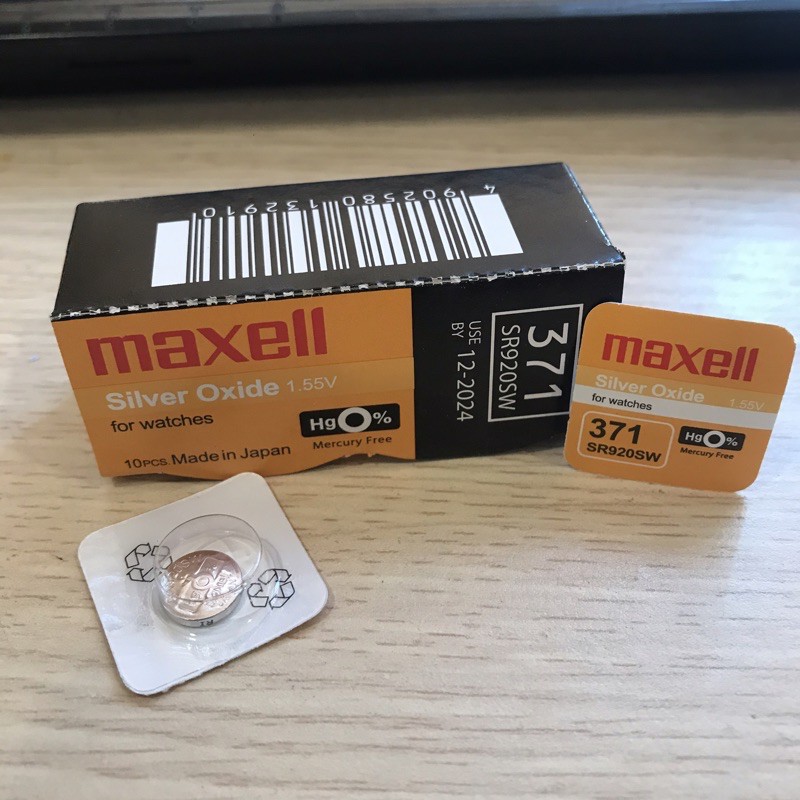 Pin Maxell SR920SW - SR920 - 920 - 371 - AG6 - LR920 Pin Đồng Hồ Đeo Tay Chính Hãng Nhật Bản