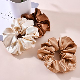 1 Dây Buộc Tóc Co Dãn Bằng Lụa Satin