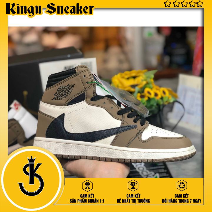 Jordan Air 1 - Nâu Đất 1:1 🟡 [HÀNG CHUẨN 1:1 + FULL BOX] 🟡 Giày Nam Cổ Cao Bản Chuẩn 1:1 Cao Cấp | BigBuy360 - bigbuy360.vn