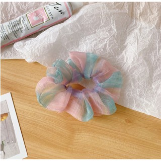Cột Tóc Scrunchies Caro Lưới