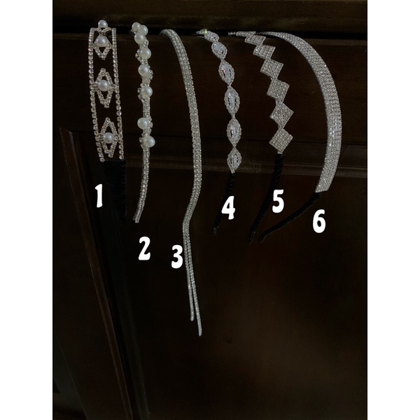 Cài tóc đính đá hạt trai nhân tạo