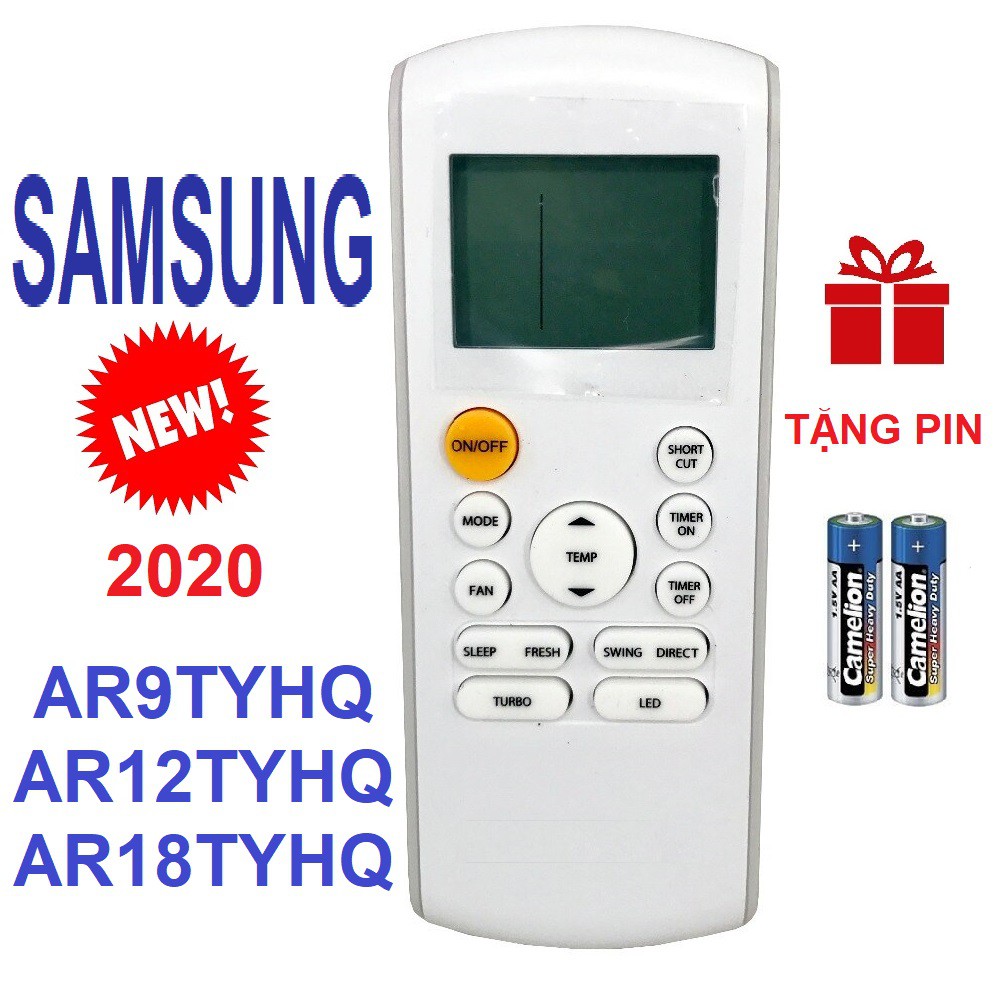 Remote Điều Khiển Máy Lạnh SAMSUNG AR9TYHQ AR12TYHQ AR18TYHQ ĐIỀU HÒA (MODEL 2020 - TẶNG PIN)