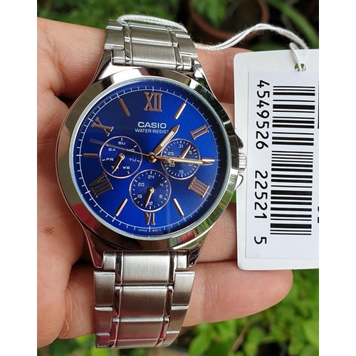 Đồng hồ nam dây kim loại Casio Anh Khuê MTP-V300D-2AUDF